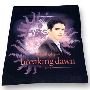 Twilight Breaking Dawn Edward Cullen Throw Blanket NECA Vampire Y2K Goth Movie